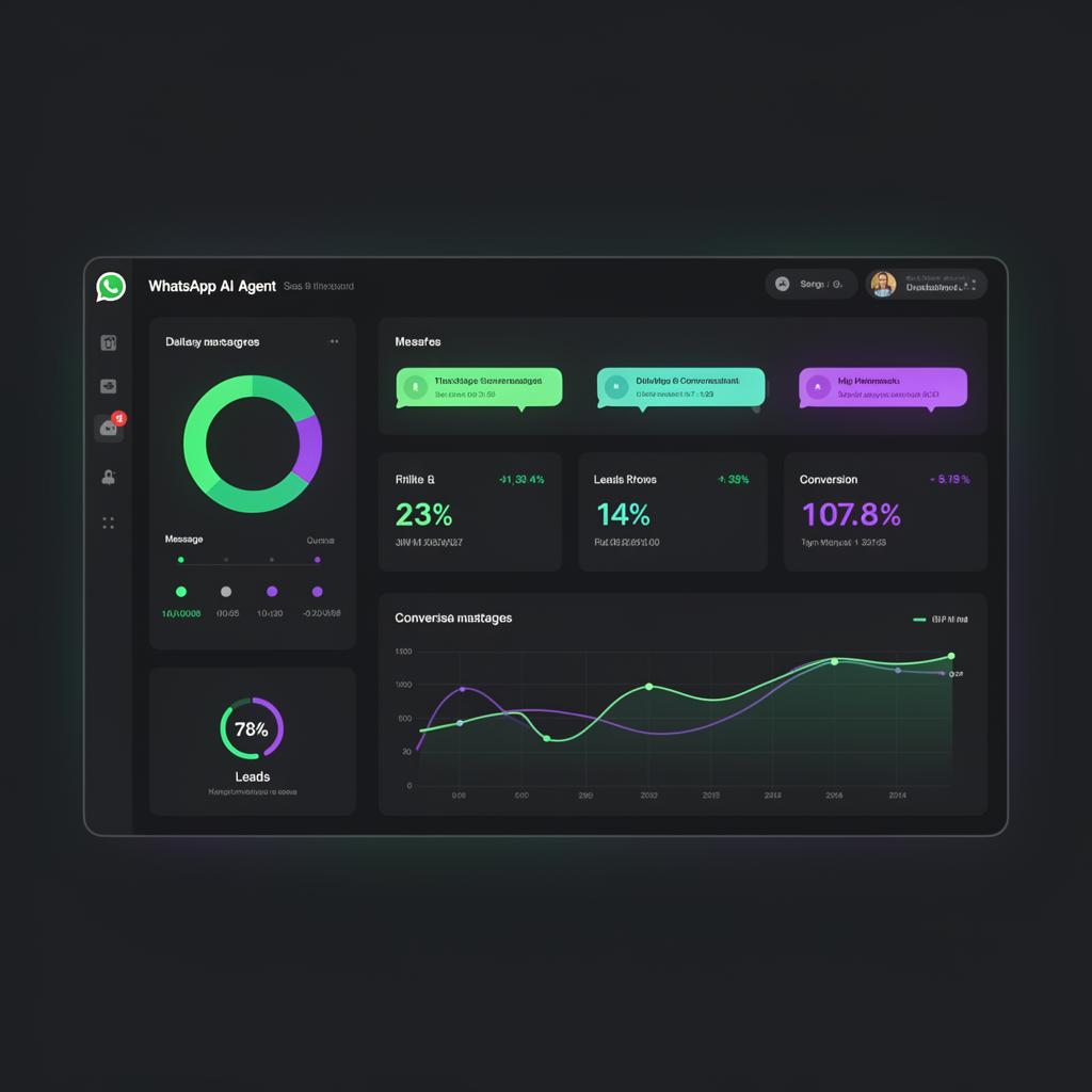 WhatsApp AI Agent dashboard